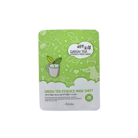 Esfolio - Pure Skin Green Tea Essence Mask Sheet
